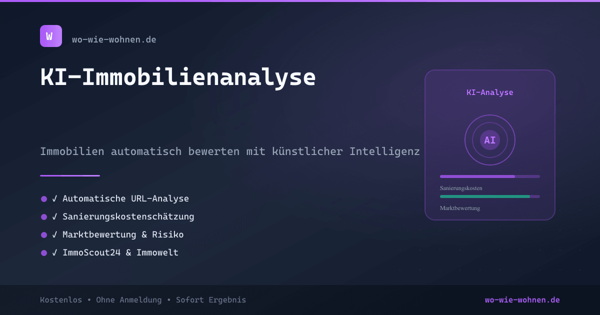 KI-Immobilienanalyse – Immobilien automatisch bewerten mit künstlicher Intelligenz