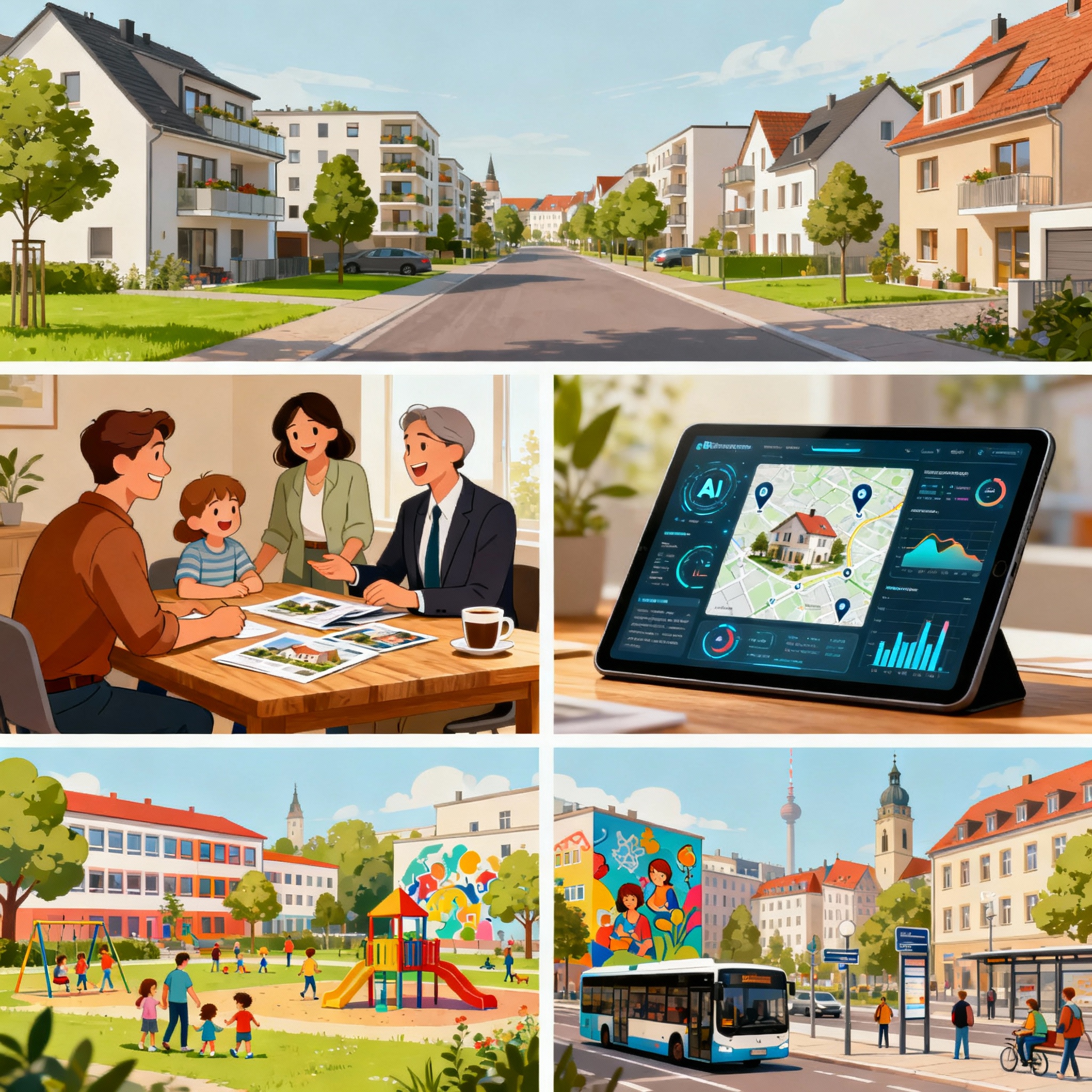 Immobilienrechner Illustration